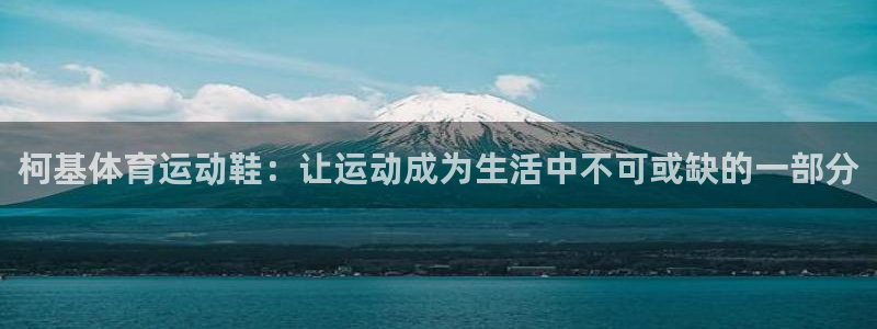 杏鑫3平台注册：柯基体育运动鞋：让运动成为生活中不可或缺的一部分