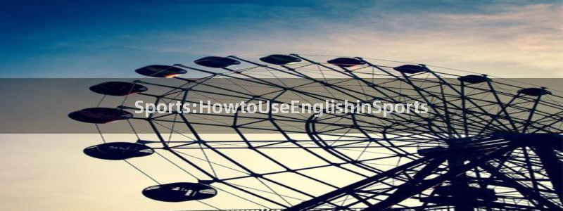 杏鑫4：Sports:HowtoUseEnglishinSports