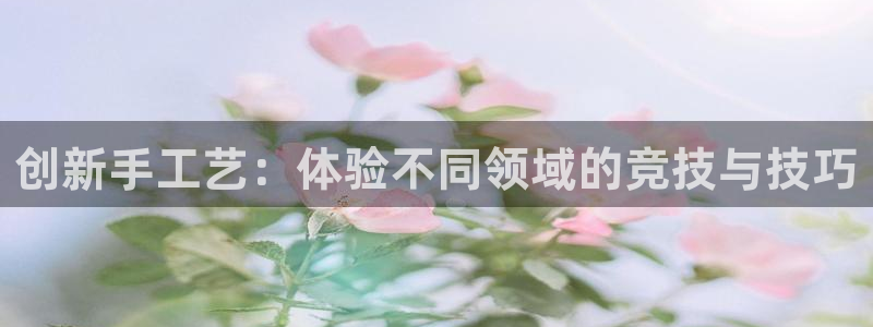 杏鑫体育官网：创新手工艺：体验不同领域的竞技与技巧