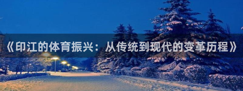 杏鑫体育app下载：《印江的体育振兴：从传统到现代的变革历程》