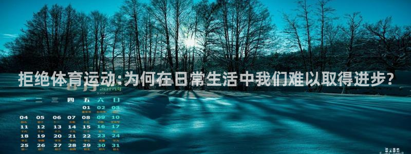 杏鑫体育官网注册：拒绝体育运动:为何在日常生活中我们难以取得进步?