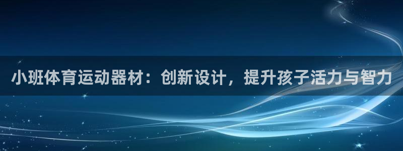 杏鑫体育2官网入口：小班体育运动器材：创新设计，提升孩子活力与智力